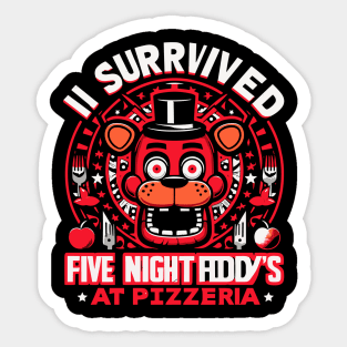 I Survived Five Nights at Freddy's Pizzeria Sticker